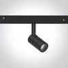 5W LED šviestuvas į magnetines sistemas MINI/P&P, juodas, 3000/3500/4000K, 48V, 38°, 42122A/B/V