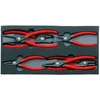 Knipex 6 dalių fiksavimo žiedų replių rinkinys