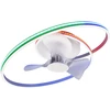 60W LED lubinis šviestuvas AUSTER, baltas, CCT/RGB, su 28W ventiliatoriumi