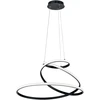 60W LED pakabinamas šviestuvas COASTER, juodas, CCT