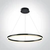 60W LED pakabinamas šviestuvas, juodas, 3000K, 63144B/B/W