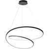 60W LED pakabinamas šviestuvas LIEVE, juodas, CCT
