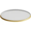 60W LED paviršinis/pakabinamas šviestuvas DAMA, baltas/aukso sp., 3000/4000/5000K, 80cm, 01-3748