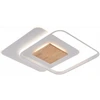 Lubinis šviestuvas 60W LED paviršinis šviestuvas, baltos/medžio sp., 3000K-6000K, dimeriuojamas