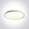 Lubinis šviestuvas 60W LED plafonas, baltas, 4000K, 62160FB/W/C