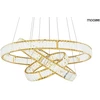 62,6W LED pakabinamas šviestuvas LIBERTY TRIPLES, aukso sp., 3000K