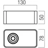 6,2W LED paviršinis šviestuvas YUKI, matinės baltos sp., 2700K, dimeriuojamas, 01-4284