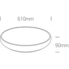 Lubinis šviestuvas 62W LED plafonas, baltas, 3000K, 62160/W/W
