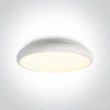 Lubinis šviestuvas 62W LED plafonas, baltas, 3000K, 62160/W/W