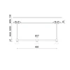 6,3W LED pakabinamas šviestuvas ART MODULAR 3, šlifuoto vario sp., 3000K, 80cm