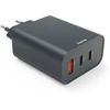 HAMA Įkroviklis SIECIOWA ECOSENTIAL 65W PD 2X USB-C, 1X USB-A, ANTRACYT
