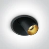 6,5W LED įleidžiamas, pakreipiamas šviestuvas, juodas, 3000/3500/4000K, dimeriuojamas, 11107C/B/V