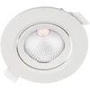 6,5W LED įleidžiamas pakreipiamas šviestuvas PT 08, matinės baltos sp., 3000K