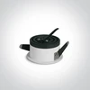 6,5W LED įleidžiamas šviestuvas, baltas, 3000/3500/4000K, su filtru nuo akinimo, dimeriuojamas, 10106DH/W/V
