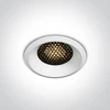 6,5W LED įleidžiamas šviestuvas, baltas, 3000/3500/4000K, su filtru nuo akinimo, dimeriuojamas, 10106DH/W/V