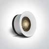 6,5W LED įleidžiamas šviestuvas, baltas, 3000/3500/4000K, su filtru nuo akinimo, dimeriuojamas, 10106DH/W/V