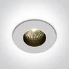 6,5W LED įleidžiamas šviestuvas, baltas, 4000K, 10107H/W/C