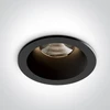 6,5W LED įleidžiamas šviestuvas, juodas, 3000/3500/4000K, 10107WP/B/V