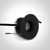 6,5W LED įleidžiamas vidaus/lauko šviestuvas, juodas, 3000K, dimeriuojamas, IP65, 10107DB/B/W