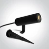 6,5W LED įsmeigiamas šviestuvas, juodas, 3000K, 36°, dimeriuojamas, IP65, 67538B/B/W