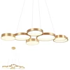 65W LED pakabinamas šviestuvas CRONOS, bronzos sp., 3000K, dimeriuojamas, 01-2546