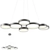 65W LED pakabinamas šviestuvas CRONOS, juodas, 3000K, dimeriuojamas, 01-2547