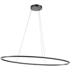 65W LED pakabinamas šviestuvas LEO, juodas, 3000/4000K, dimeriuojamas, 01-3299