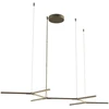 65W LED pakabinamas šviestuvas STICK, matinės žalvario sp., 3000K, dimeriuojamas, 01-2796