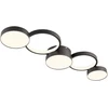 Lubinis šviestuvas 65W LED paviršinis šviestuvas CRONOS, juodas, 3000K, dimeriuojamas, 01-2541
