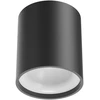 Lubinis šviestuvas 6,5W LED paviršinis šviestuvas HERA, matinės juodos/baltos sp., 3000K, dimeriuojamas, 01-3676