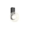6,5W LED sieninis šviestuvas SINCLAIR, juodas, 3000K, 01-3240