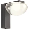6,5W LED sieninis šviestuvas SINCLAIR, juodos sp./skaidrus, 3000K, 01-3242