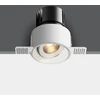 6,5W LED užglaistomas pakreipiamas šviestuvas, baltas, 3000/3500/4000K, IP54, 11107BT/W/V