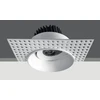 6,5W LED užglaistomas pakreipiamas šviestuvas, baltas, 3000K, 11107BT/W/W