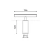 6,5W šviestuvas į magnetines sistemas TOP, baltas, 3000K
