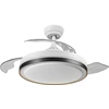 Lubinis šviestuvas 66W LED paviršinis šviestuvas - ventiliatorius, baltas, 3000/4000/6500K