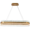 68W LED pakabinamas šviestuvas, aukso sp., 3000K, dimeriuojamas, 22041