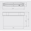 Intelight 6W avarinis/evakuacinis šviestuvas SUPREMA D-std M 3H AT IP54 NT, juodas