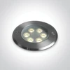 6W LED įleidžiamas į žemę šviestuvas, plieno sp., 3000K, IP67, dimeriuojamas, 69076B/W