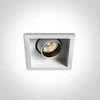 6W LED įleidžiamas pakreipiamas šviestuvas, baltas, 3000K, 51106M/W/W