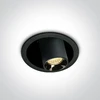6W LED įleidžiamas reguliuojamas šviestuvas, juodas, 3000K, 11106T/B/W