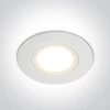 6W LED įleidžiamas šviestuvas, 4000K, 10106P/W/C