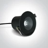 6W LED įleidžiamas šviestuvas, juodas, 3000K, IP65, 10106V/B/W
