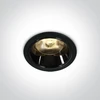 6W LED įleidžiamas šviestuvas, juodas, 3000K, 10106DC/B/W