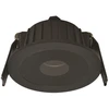 6W LED įleidžiamas šviestuvas, juodas, 3000K, S110