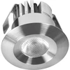 6W LED įleidžiamas šviestuvas MINI SPOT, nikelio sp., 3000K, IP44