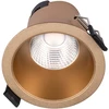 6W LED įleidžiamas šviestuvas PT 09, matinės aukso sp., 4000K, IP44