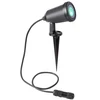 6W LED įsmeigiamas lauko šviestuvas TAIGA, juodas, 3000K/RGB, IP65, valdomas TUYA programėle (10% - 100%), 90149