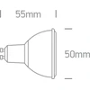 6W LED lemputė, dimeriuojama, GU10, 4000K, 7306CGD/C