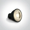 6W LED lemputė, GU10, juoda, 3000K, 7306CBG/W